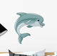 Jumping Dolphin Wall Decal