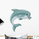 Jumping Dolphin Wall Decal