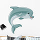 Jumping Dolphin Wall Decal
