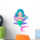 Mermaid Baby Shell Wall Decal