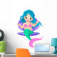Mermaid Baby Shell Wall Decal