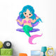 Mermaid Baby Shell Wall Decal