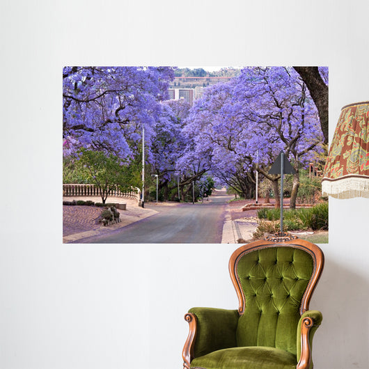 Jacaranda Trees Wall Decal