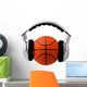 Headphones Basketball Ball Sport Wall Decal