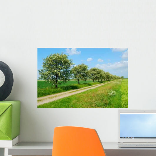 Friesische Fr Hlingslandschaft Wall Decal