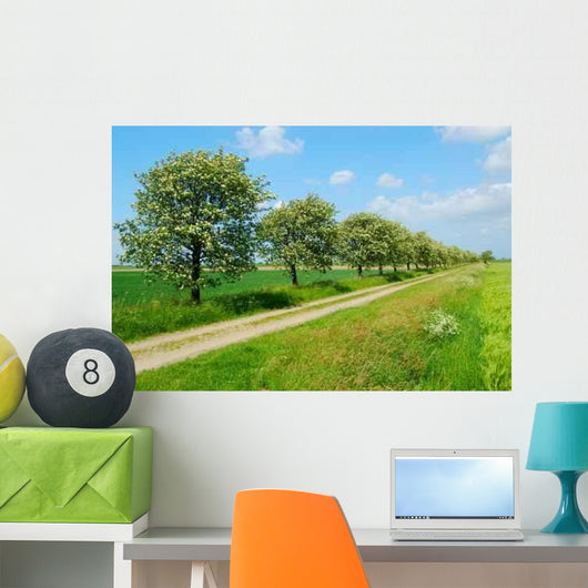 Friesische Fr Hlingslandschaft Wall Decal