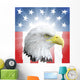 Patriotic American Eagle and Wall Decal