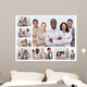 Collage Friendly Business People Wall Decal