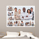 Collage Friendly Business People Wall Decal