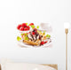 Waffles with Strawberries Wall Decal