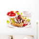 Waffles with Strawberries Wall Decal