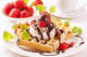 Waffles with Strawberries Wall Decal
