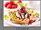 Waffles with Strawberries Wall Decal