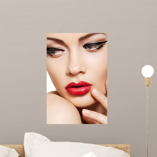 Sexy Model with Glamour Wall Decal