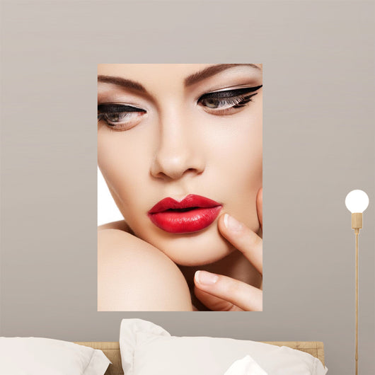 Sexy Model with Glamour Wall Decal
