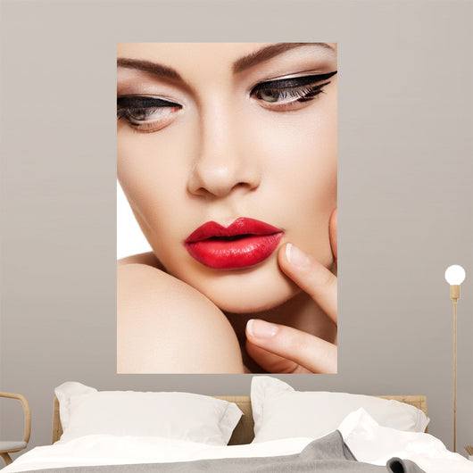 Sexy Model with Glamour Wall Decal