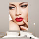 Sexy Model with Glamour Wall Decal