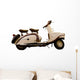 Vintage Motor Scooter Wall Decal