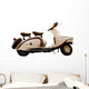 Vintage Motor Scooter Wall Decal