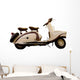 Vintage Motor Scooter Wall Decal