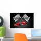 Red Formula One Car Wall Decal