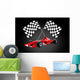 Red Formula One Car Wall Decal