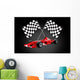 Red Formula One Car Wall Decal