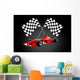 Red Formula One Car Wall Decal