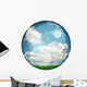 Clear Ball White Wall Decal