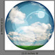Clear Ball White Wall Decal