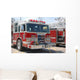 Fire Engines Patriotic Grill Wall Decal