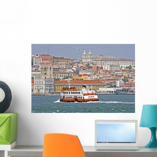 Ferry River Tagus Portugal Wall Decal