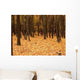 Fallen Autumn Leaves in a Forest Wall Decal