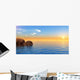 CG Render Ocean Stones Wall Decal