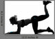 Woman Workout Fitness Posture Wall Decal Design 4