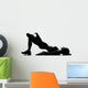 Woman Workout Fitness Posture Wall Decal Design 3