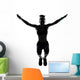 Woman Workout Fitness Posture Wall Decal Design 2