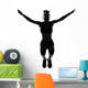 Woman Workout Fitness Posture Wall Decal Design 2