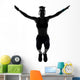 Woman Workout Fitness Posture Wall Decal Design 2