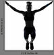 Woman Workout Fitness Posture Wall Decal Design 2