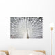 White Peacock Wall Decal