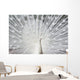 White Peacock Wall Decal