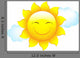Sun and Cloud Wall Decal