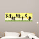 Composicion Futbolistas Wall Decal
