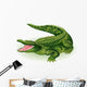 Vector Illustration Crocodile White Wall Decal