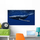 CG Rendered Whale Underwater Wall Decal