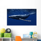 CG Rendered Whale Underwater Wall Decal