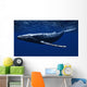 CG Rendered Whale Underwater Wall Decal