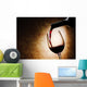 Red Wine Glass and Wall Decal