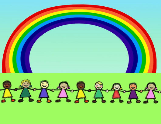 Rainbow People Wall Decal